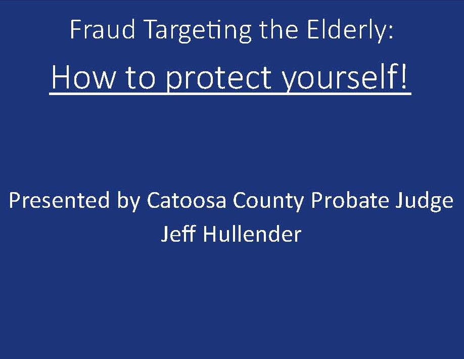 Senior Scam Presentation 1 Copy